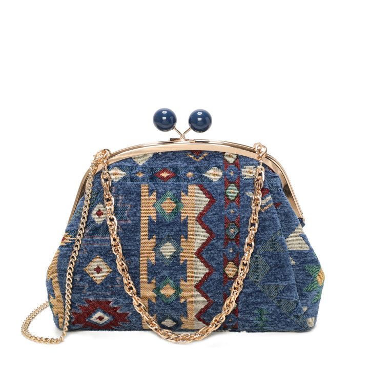 Women's belt bag with pattern