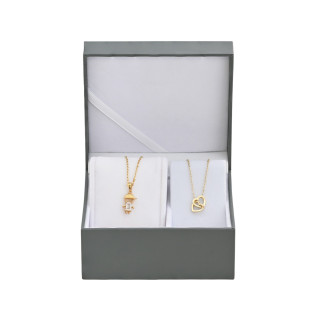 Conjunto colar menino e colar