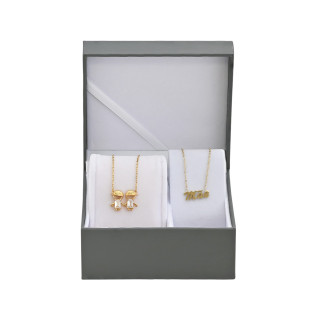 Conjunto colar dois meninos e colar mãe