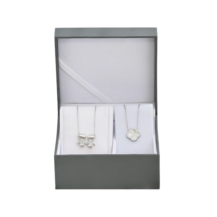 Set collana due bambini e collana Set collana due bambini e collana