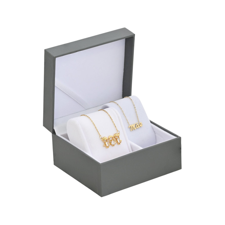 Set collana 2 bambini e 1 bambina e collana mãe