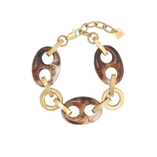 Bracciale glamour maglie tigresa