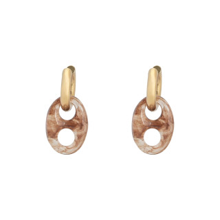 Aros glamour eslabones tigresa