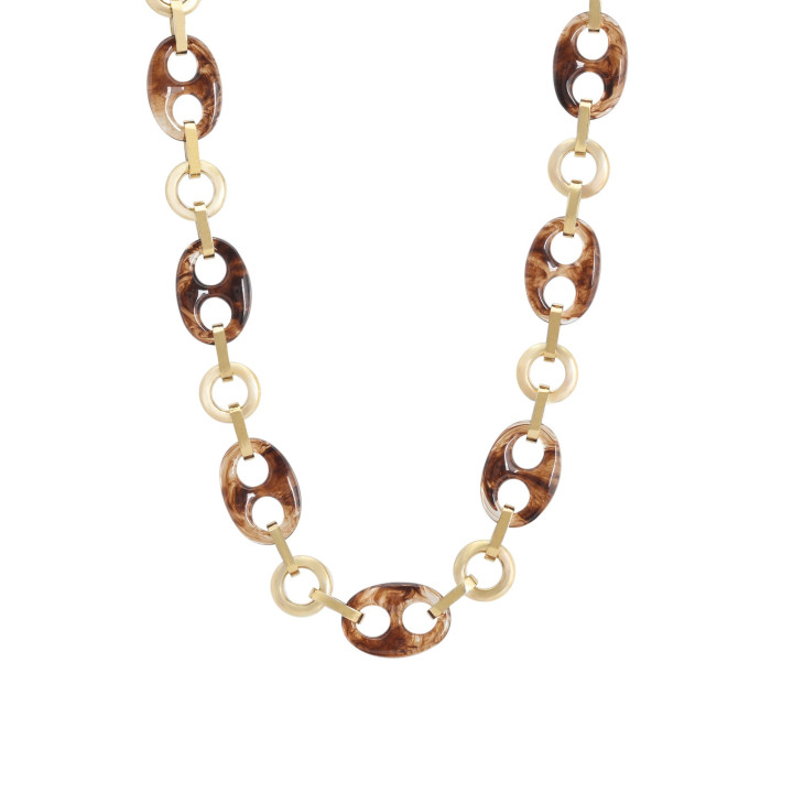 Collar glamour eslabones tigresa