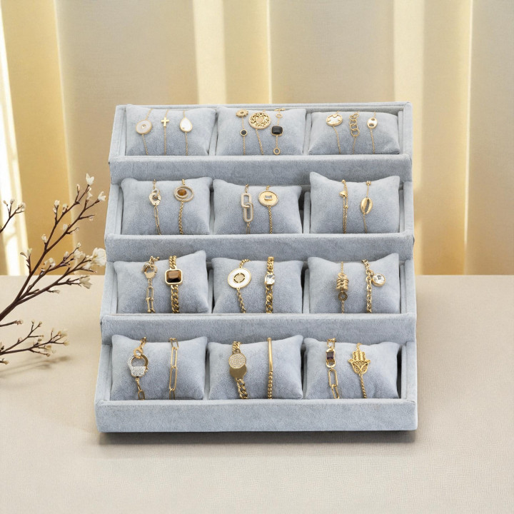 Kit de vendas pulseiras douradas - 27 peças