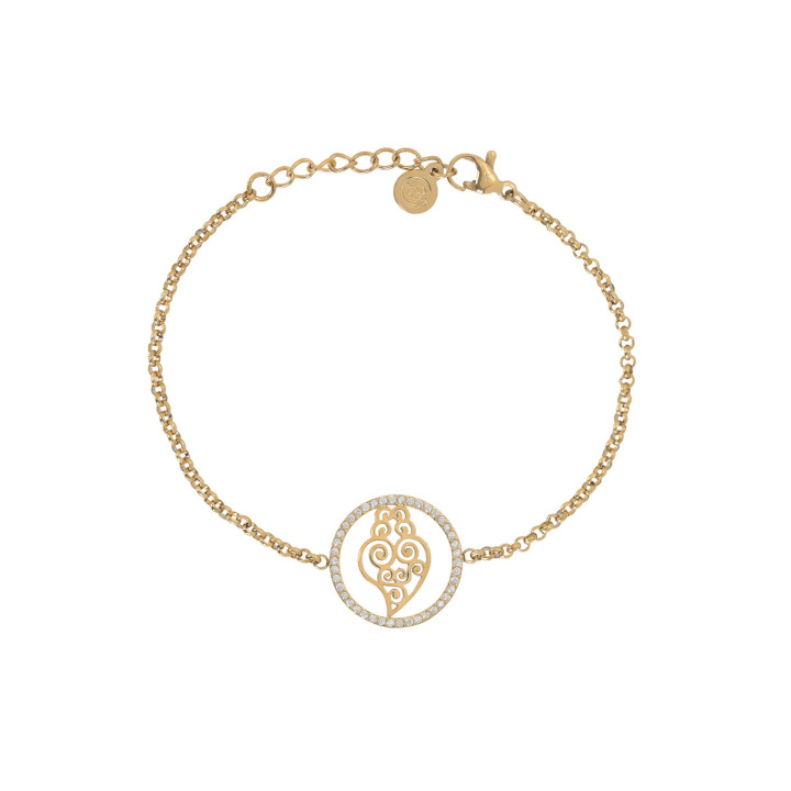 Pulseira Encantos Portugal com zircônias