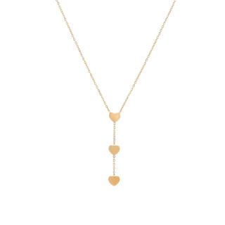 Delicate necklace with heart pendant