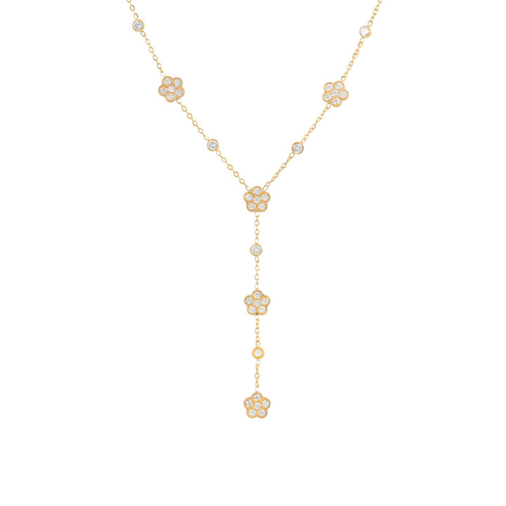 Collana Delicate Margherite e Zirconi