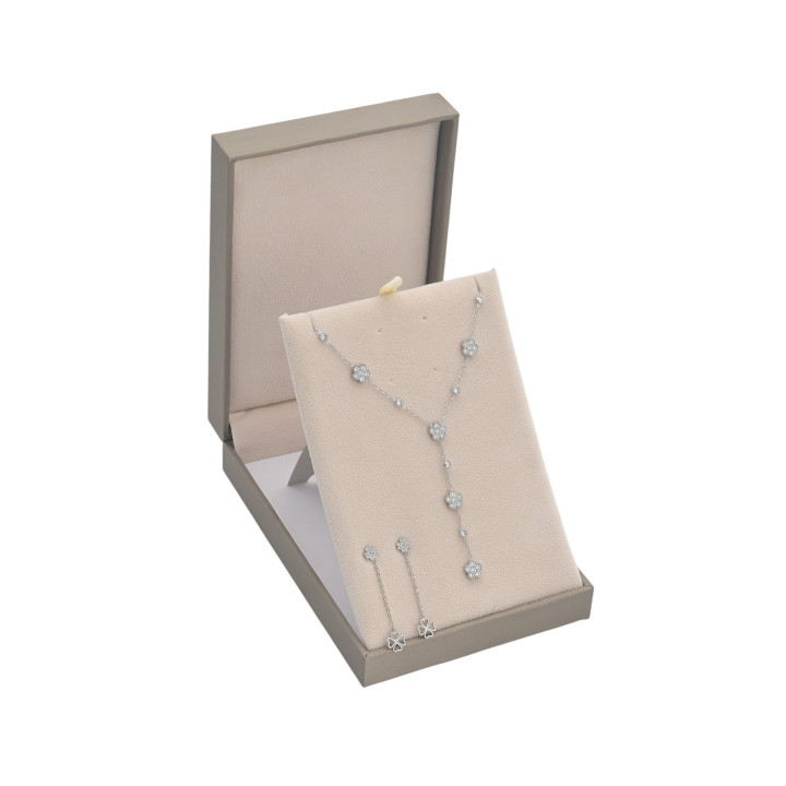 Collana Delicate Margherite e Zirconi