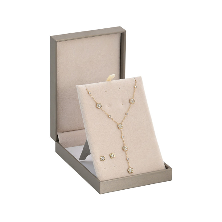 Collier Delicate Margaridas et Zircons