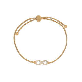 Bracelet Delicate Infini et Zircons
