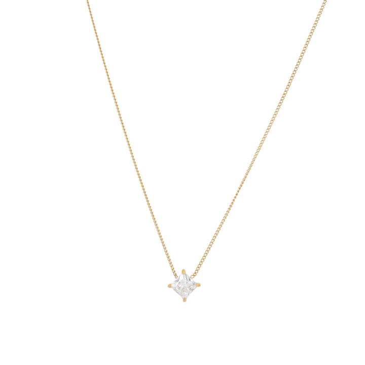 Collier Delicate Point de Lumière Carré