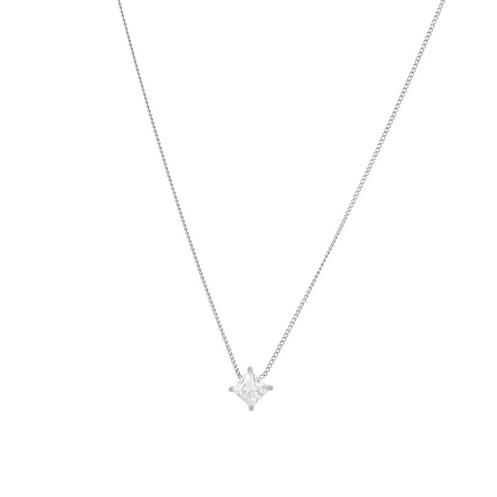 Collana Delicate Punto Luce Quadrato