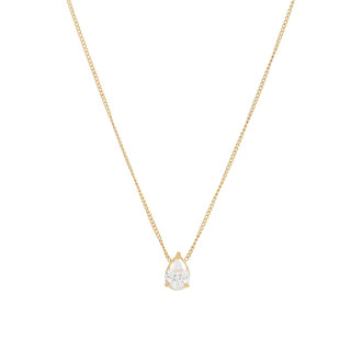 Delicate Oval Light Point Necklace
