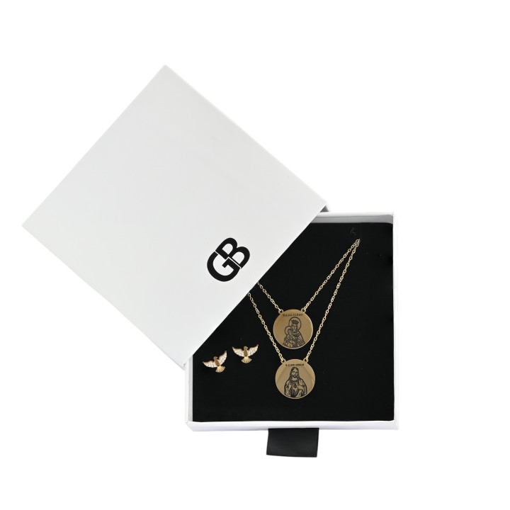 Conjunto em Aço com Escapulário