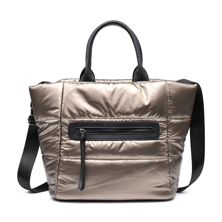 Mala acolchoada com fecho exterior GB