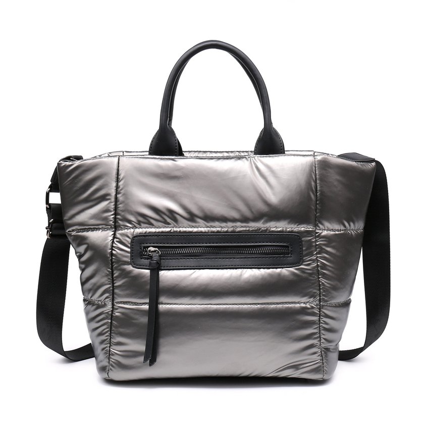 Mala acolchoada com fecho exterior GB