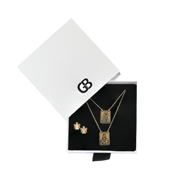 Conjunto de Acero con Escapulario