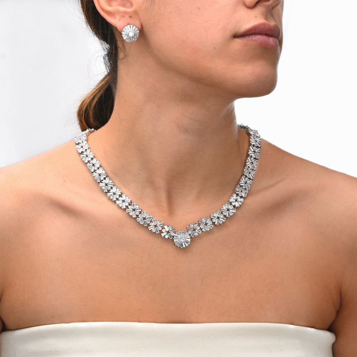 Parure Collier et Boucles d'Oreilles GB Fête