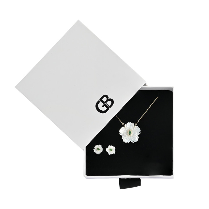 Set Collana e Orecchini Perla