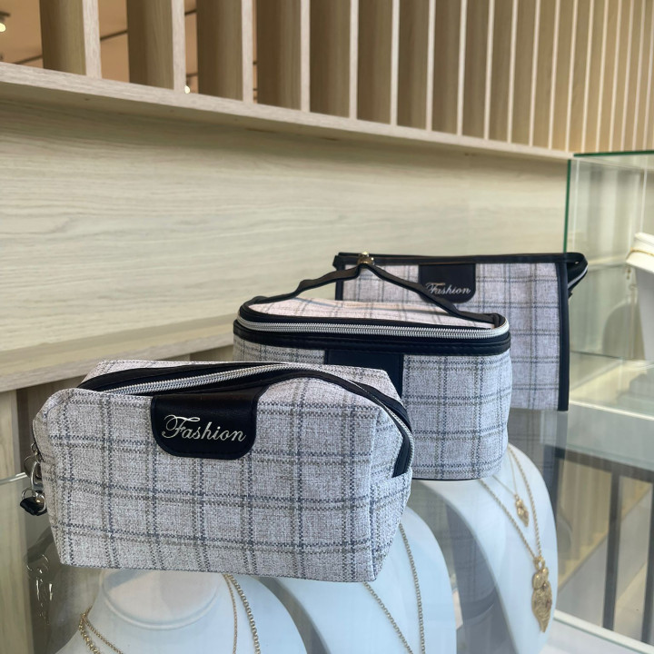 Pack de 3 necessaire quadradinhos