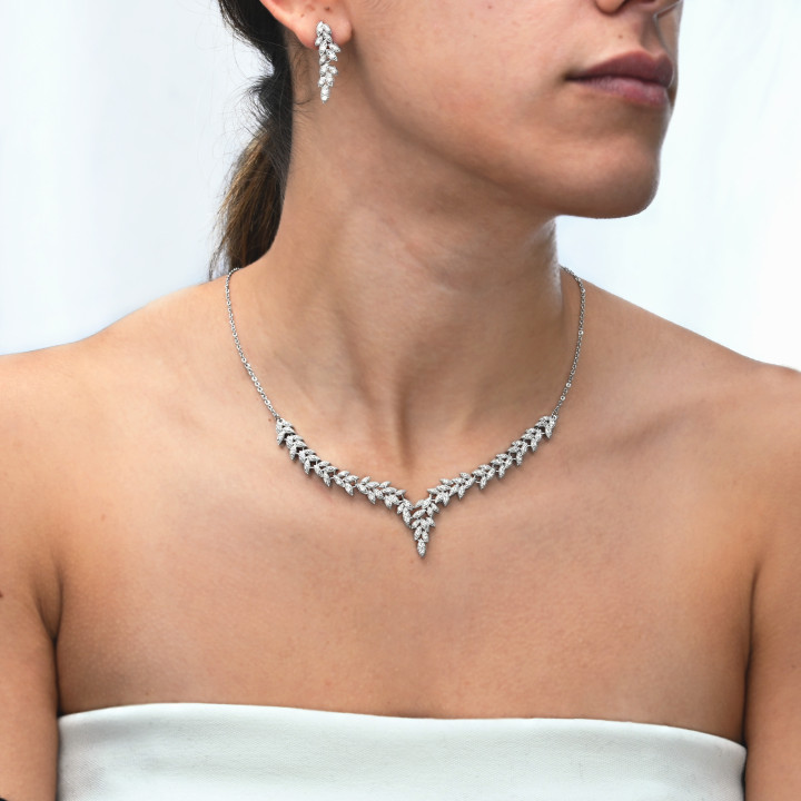 Ensemble Collier et Boucles d'Oreilles GB Fête