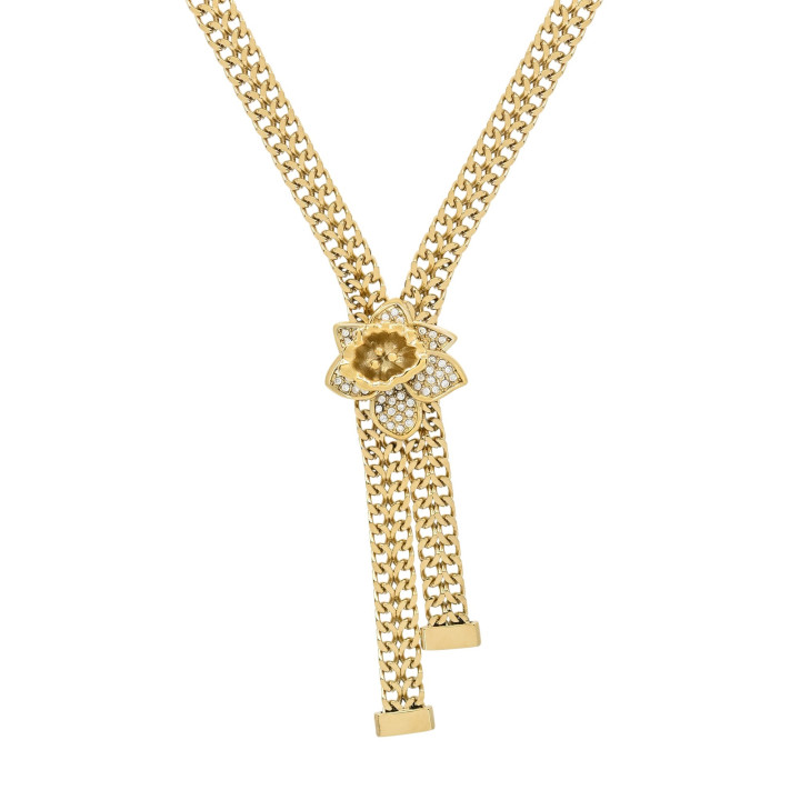 Collar Glamour con Flor de Lis