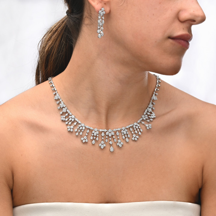 Ensemble Collier et Boucles d'Oreilles GB Fête