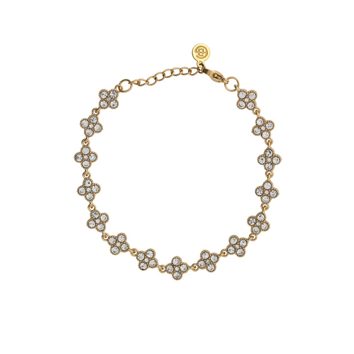 Pulseira Prestige com Trevos e Zircônias