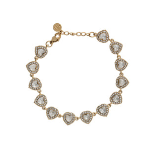 Bracelet Prestige Cœur Zircones