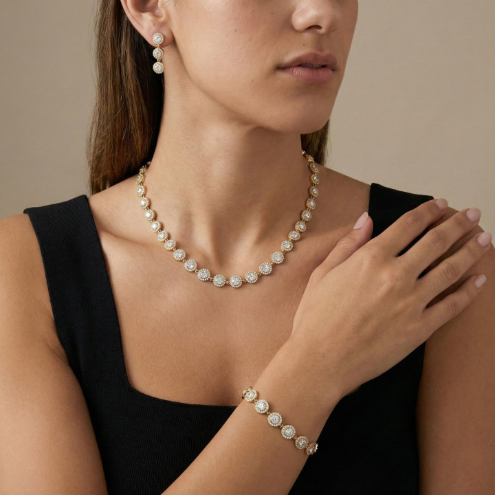 Pulsera Prestige Circonitas Redondas