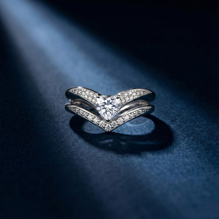 Bague Belove Belle avec zirconiums