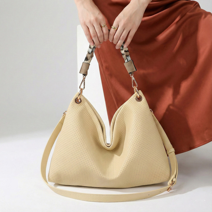 Mala Shopper com alça detalhada