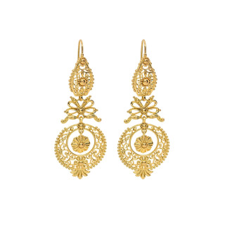 Boucles d'Oreilles Laque Grande Ronde