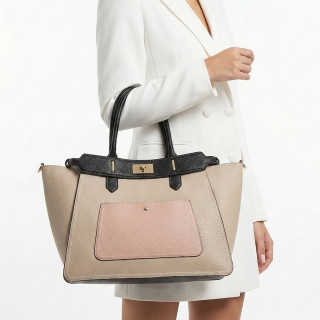 Sac Shopper Bicolore