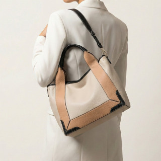 Sac Shopper Bicolore