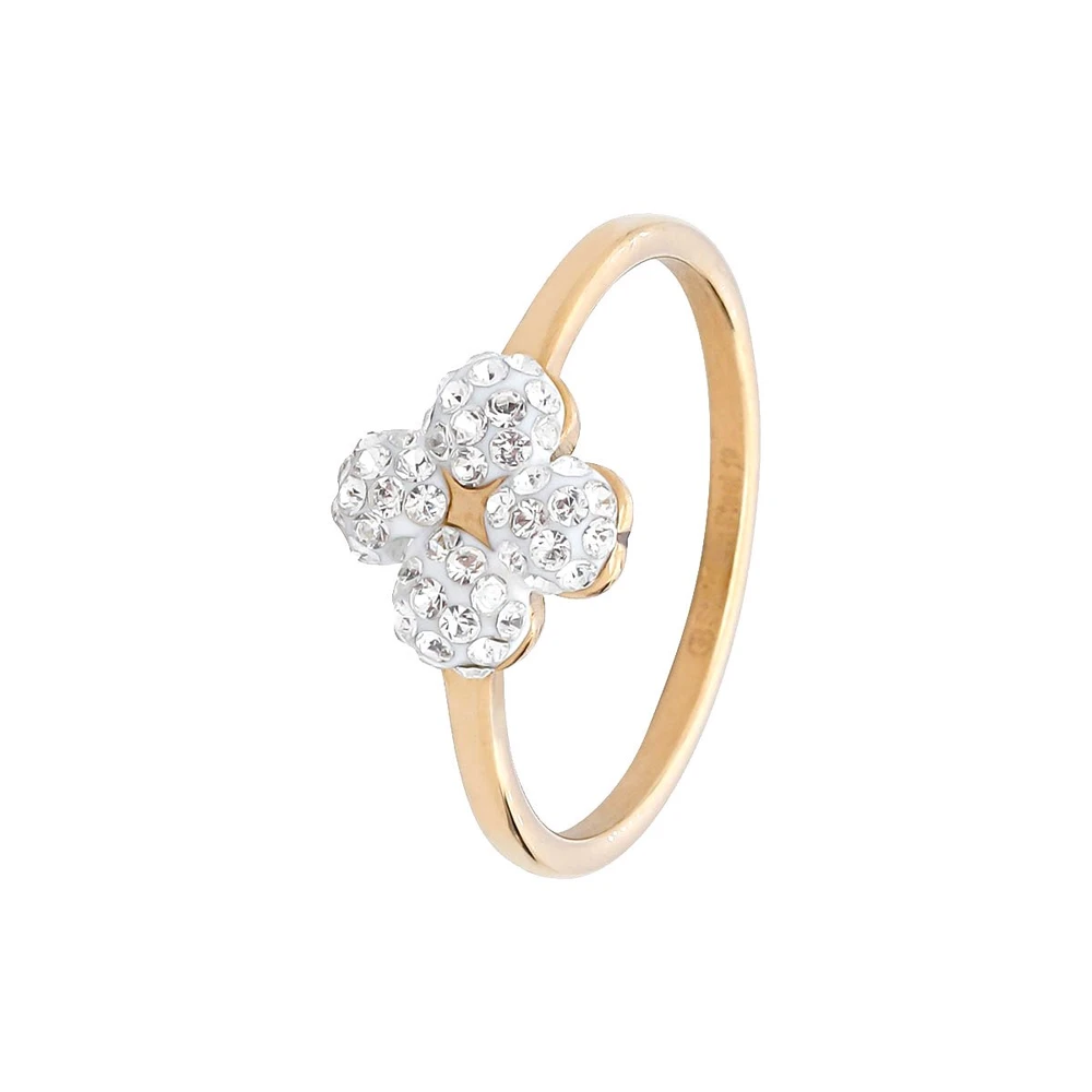 Anillo Delicate con trébol de 4 hojas