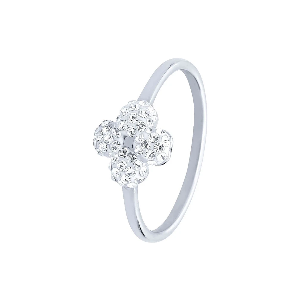 Anillo Delicate con trébol de 4 hojas