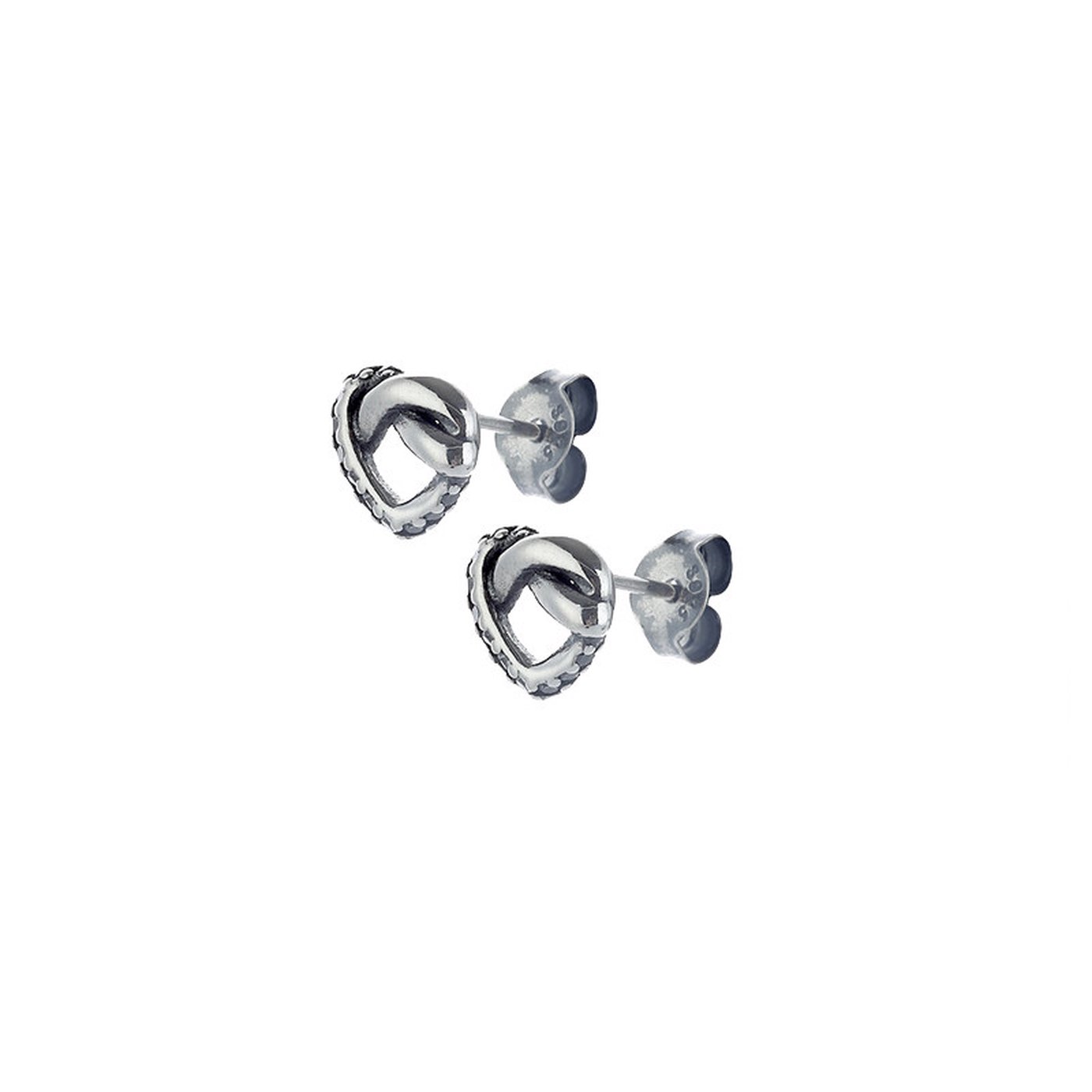 Boucle d\'oreille épingle Luxury petit cœur