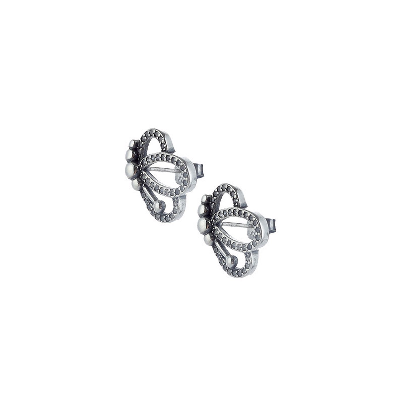 Luxury spike earring with delicate butterfly