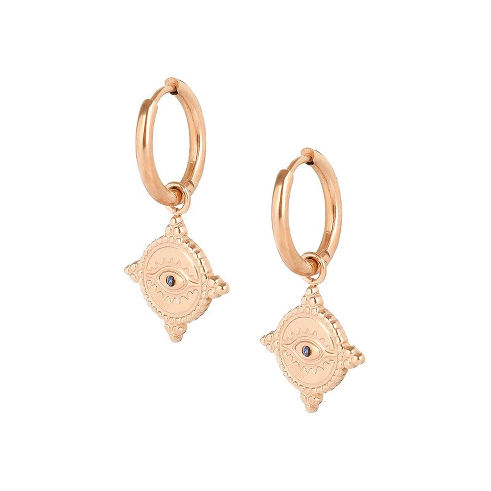 Pendientes Glamour con colgante de ojo