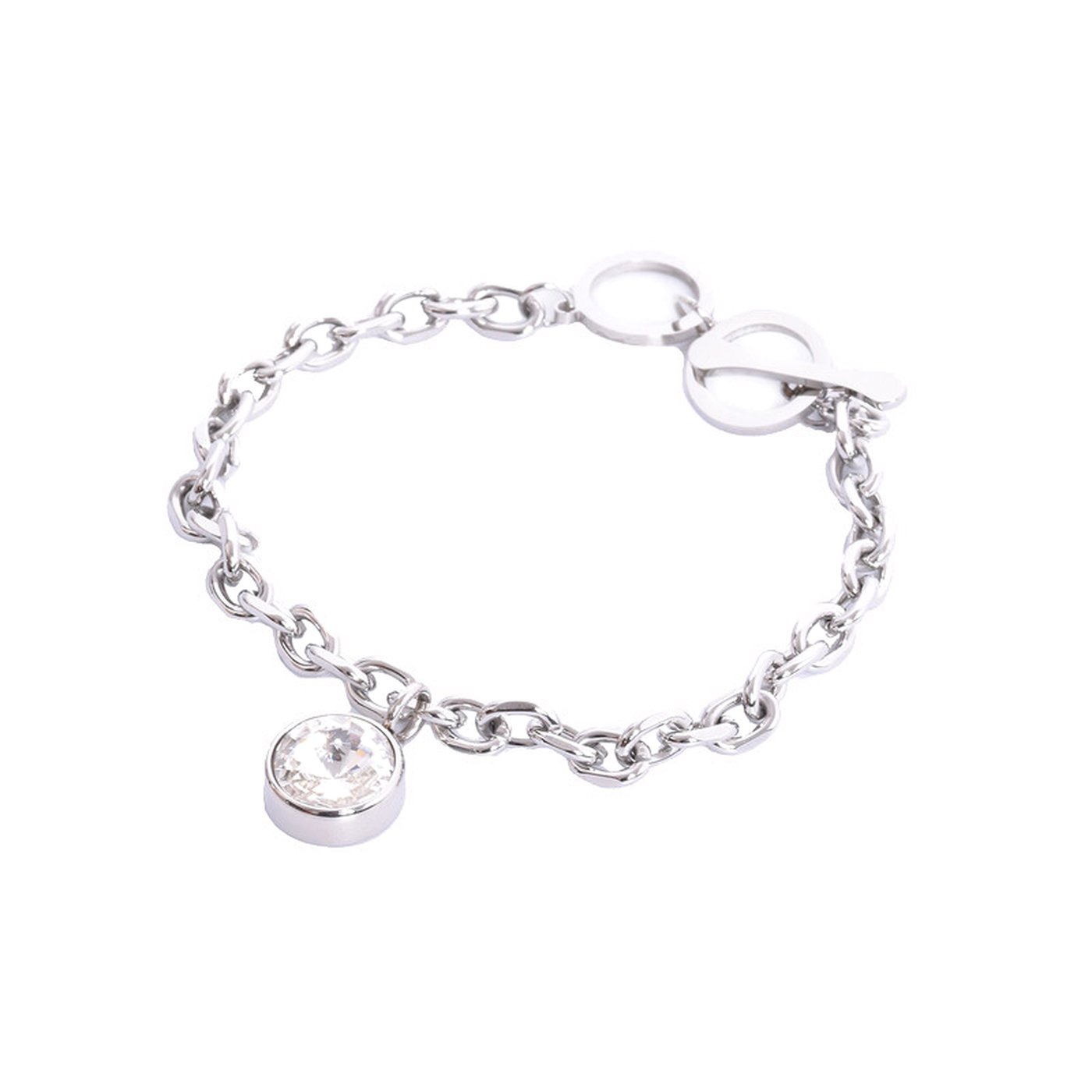 Pulseira Glamour simples com brilhante